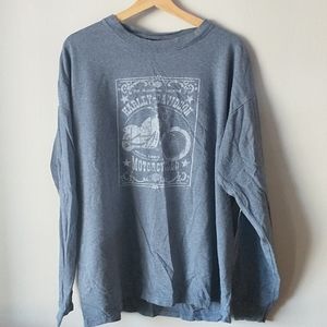 Blue Harley Davidson Long Sleeve Tee XL